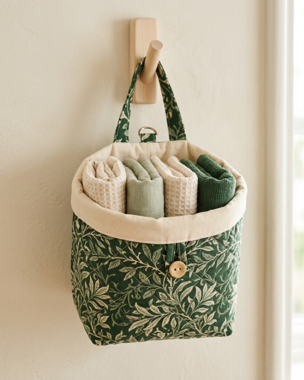 Evergreen Hanging Storage Basket